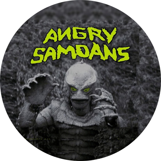 Angry Samoans Motiv 9 Anstecker mit Sicherheitsnadel Ø 25 mm