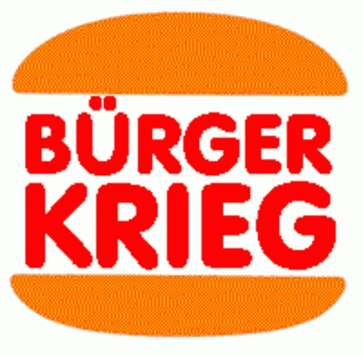 Bürgerkrieg Motiv 1 Anstecker mit Sicherheitsnadel Ø 25 mm