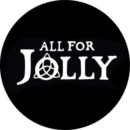 All For Jolly Motiv 1 Anstecker mit Sicherheitsnadel Ø 25 mm