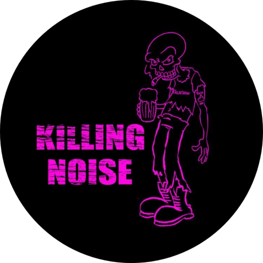 Killing Noise Motiv 1 Anstecker mit Sicherheitsnadel Ø 25 mm