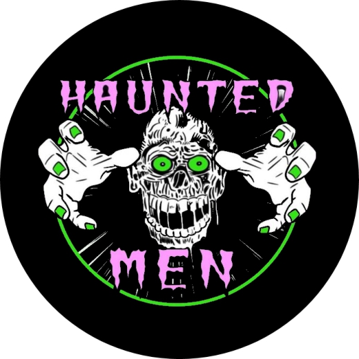 Haunted Men Motiv 1 Anstecker mit Sicherheitsnadel Ø 25 mm
