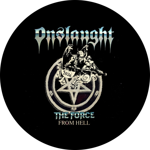 Onslaught Motiv 1 Anstecker mit Sicherheitsnadel Ø 25 mm