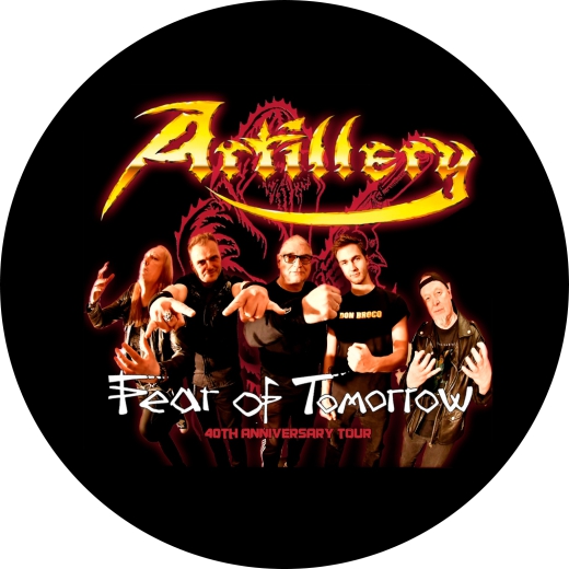 Artillery Motiv 2 Anstecker mit Sicherheitsnadel Ø 25 mm