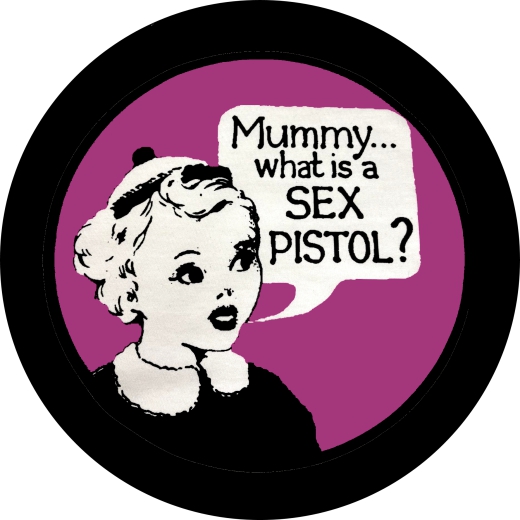 Sex Pistols, The Sex Pistols Motiv 43 Anstecker mit Sicherheitsnadel Ø 25mm