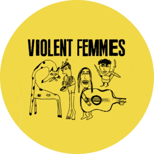 Violent Femmes Motiv 1 Anstecker mit Sicherheitsnadel Ø 25mm