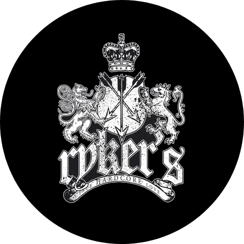 Ryker´s Rykers Motiv 3 Anstecker mit Sicherheitsnadel Ø 25 mm