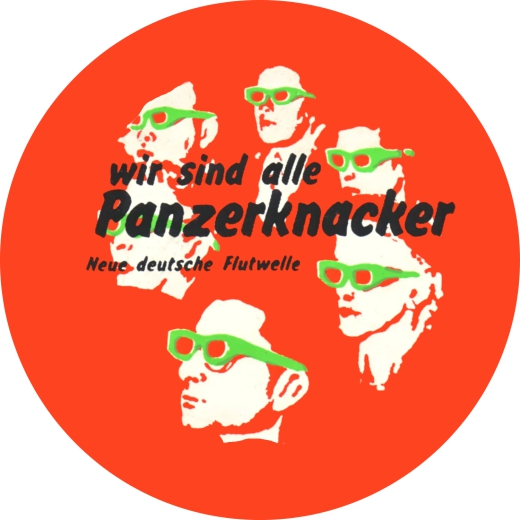 Panzerknacker AG Motiv 1 Anstecker mit Sicherheitsnadel Ø 25 mm