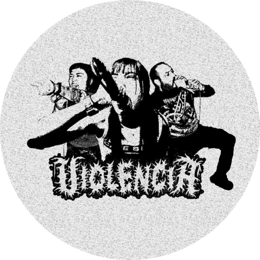 Violencia Motiv 1 Anstecker mit Sicherheitsnadel Ø 25 mm