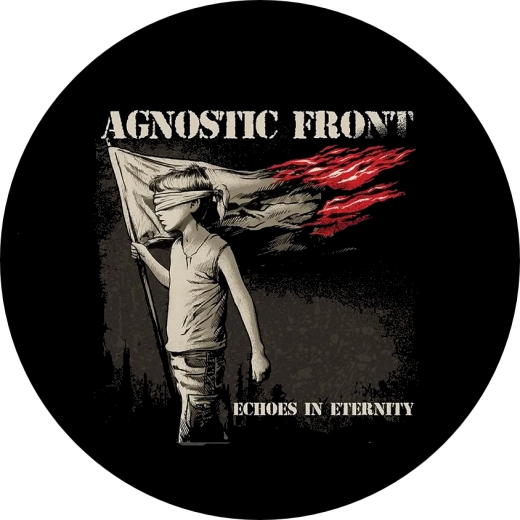 Agnostic Front Motiv F Anstecker mit Sicherheitsnadel Ø 25mm