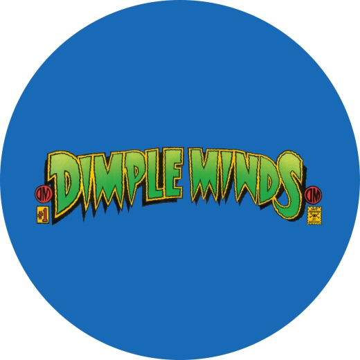 Dimple Minds Motiv 1 Anstecker mit Sicherheitsnadel Ø 25 mm