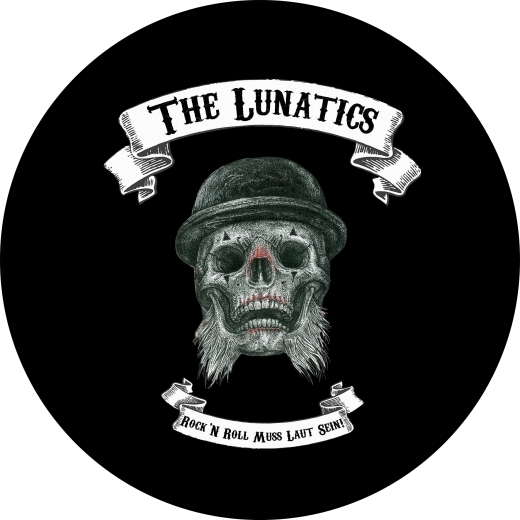Lunatics, The Lunatics Motiv 2 Anstecker mit Sicherheitsnadel Ø 25 mm