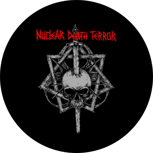 Nuclear Death Terror Motiv 1 Anstecker mit Sicherheitsnadel Ø 25 mm