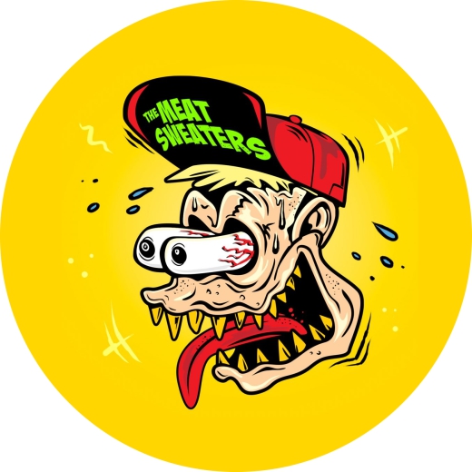 Sweat Metaers, The Sweat Meaters Motiv 1 Anstecker mit Sicherheitsnadel Ø 25 mm