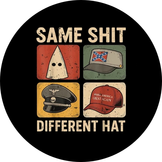 Same Shit Different Colours Motiv 1 Anstecker mit Sicherheitsnadel Ø 25 mm