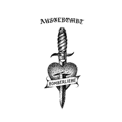 Ausgebombt Motiv 1 Anstecker mit Sicherheitsnadel Ø 25 mm