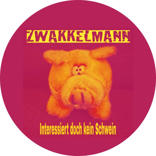 Zwakkelmann Motiv 2 Anstecker mit Sicherheitsnadel Ø 25 mm