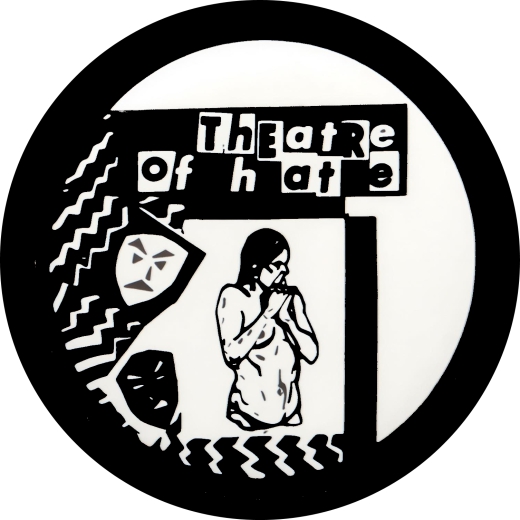Theatre Of Hate Motiv 5 Anstecker mit Sicherheitsnadel Ø 25 mm