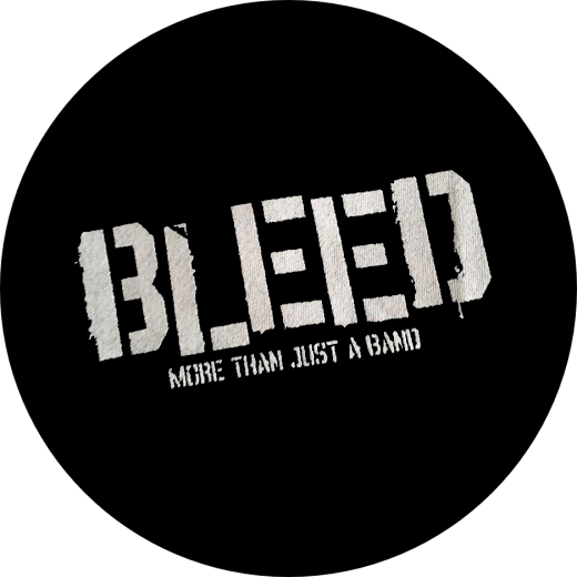 Bleed Motiv 1 Anstecker mit Sicherheitsnadel Ø 25 mm