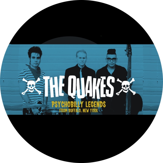Quakes, The Quakes Motiv 1 Anstecker mit Sicherheitsnadel Ø 25 mm