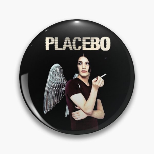 Placebo Motiv 2 Anstecker mit Sicherheitsnadel Ø 25 mm