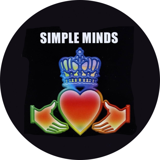 Simple Minds Motiv 1 Anstecker mit Sicherheitsnadel Ø 25 mm