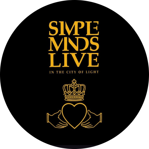 Simple Minds Motiv 2 Anstecker mit Sicherheitsnadel Ø 25 mm