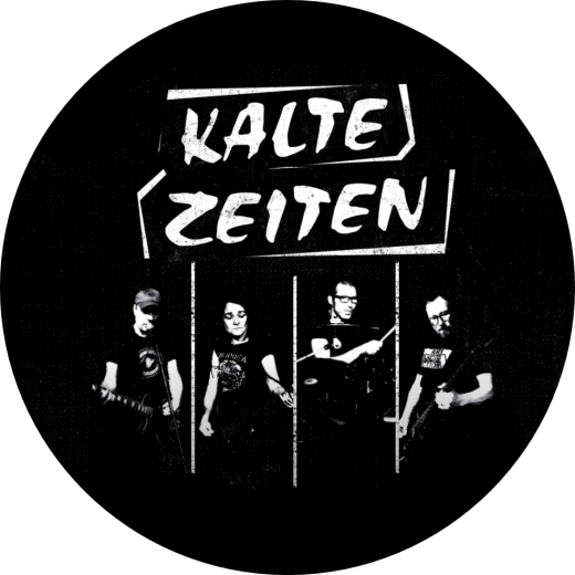 Kalte Zeiten Motiv 3 Anstecker mit Sicherheitsnadel Ø 25 mm