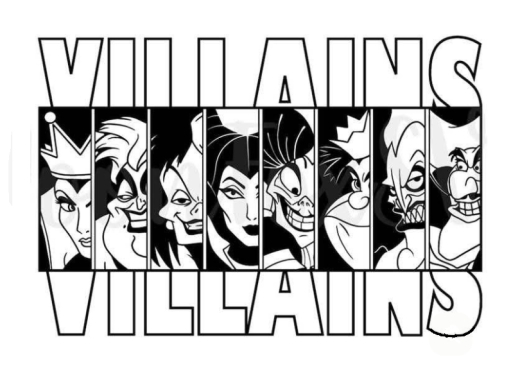 Horror Villains Motiv 1 Anstecker mit Sicherheitsnadel Ø 25 mm