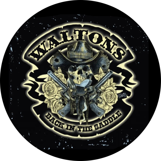 Waltons Motiv 2 Anstecker mit Sicherheitsnadel Ø 25 mm