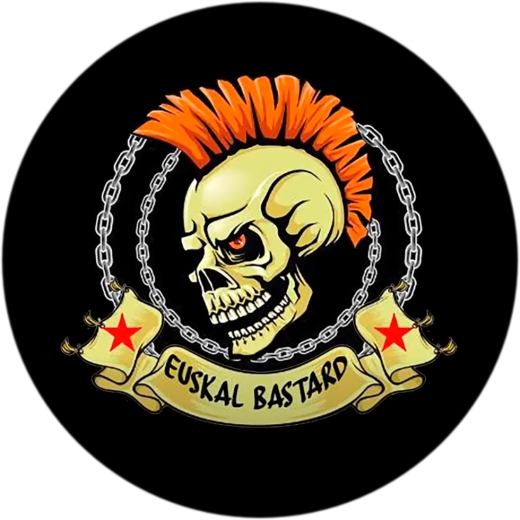 Euskal Bastards Motiv 1 Anstecker mit Sicherheitsnadel Ø 25 mm