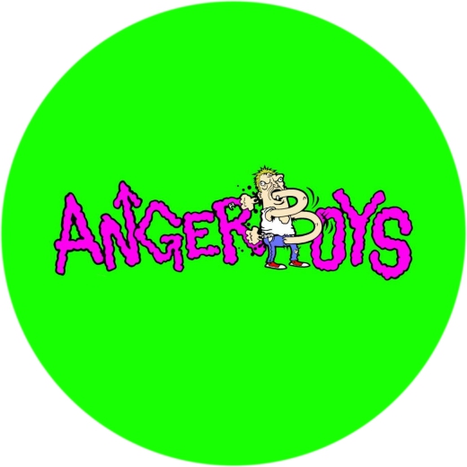 Anger Boys Angerboys Motiv 2 Anstecker mit Sicherheitsnadel Ø 25 mm