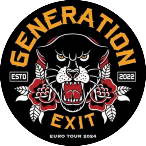 Generation Exit Motiv 1 Anstecker mit Sicherheitsnadel Ø 25 mm