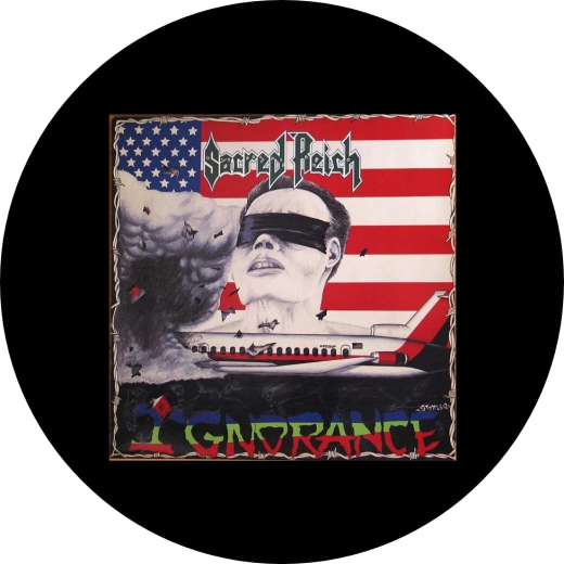 Sacred Reich Motiv 4 Anstecker mit Sicherheitsnadel Ø 25 mm