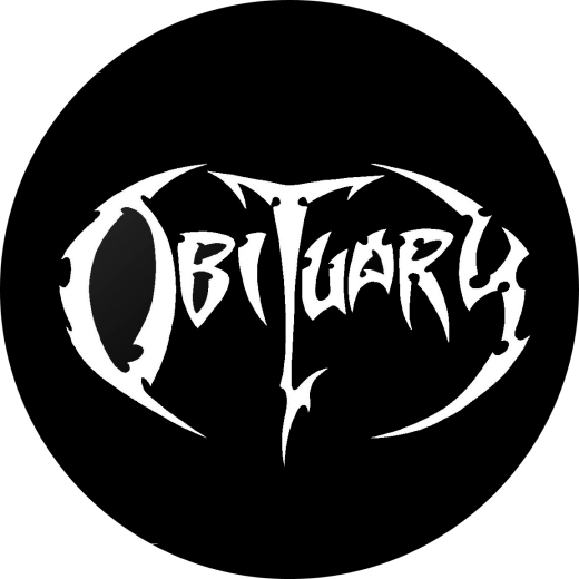 Obituary Motiv 2 Anstecker mit Sicherheitsnadel Ø 25 mm