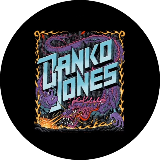 Danko Jones Motiv 2 Anstecker mit Sicherheitsnadel Ø 25 mm