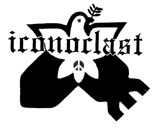 Iconoclast Motiv 1 Anstecker mit Sicherheitsnadel Ø 25 mm