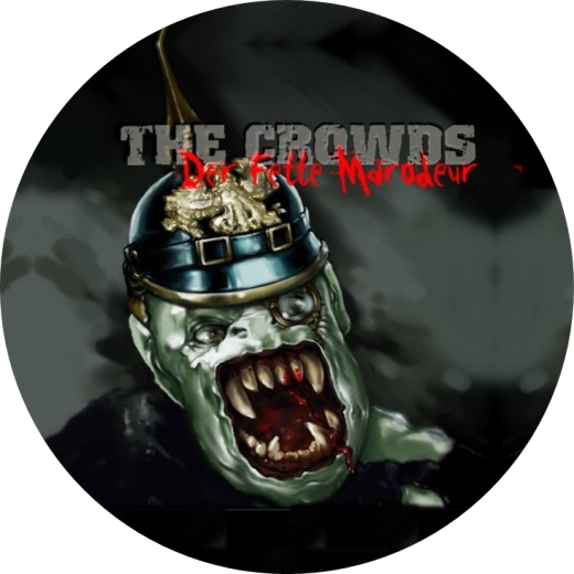 Crowds, The Crowds Motiv 1 Anstecker mit Sicherheitsnadel Ø 25 mm