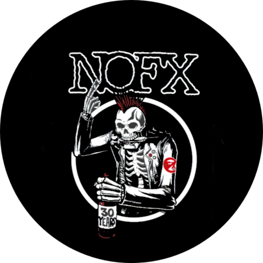 NOFX Motiv 09 Anstecker mit Sicherheitsnadel Ø 25 mm