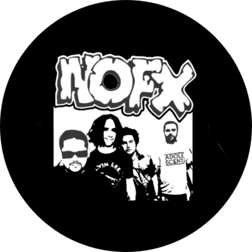 NOFX Motiv 10 Anstecker mit Sicherheitsnadel Ø 25 mm