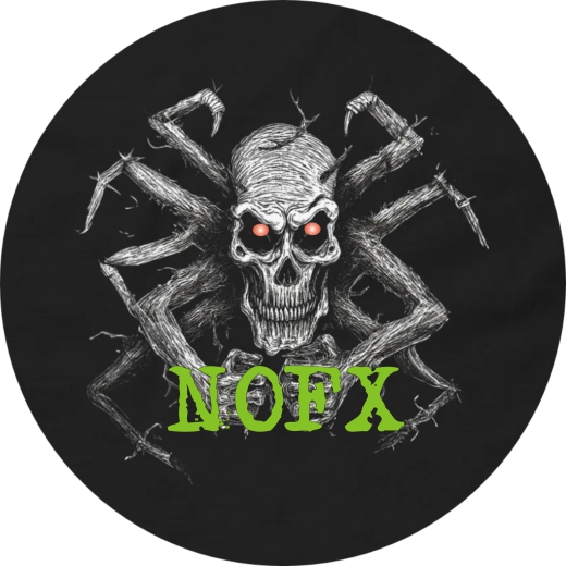 NOFX Motiv 16 Anstecker mit Sicherheitsnadel Ø 25 mm
