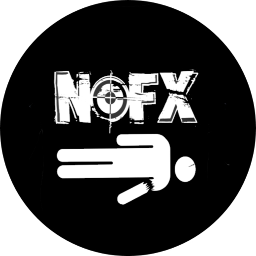NOFX Motiv 20 Anstecker mit Sicherheitsnadel Ø 25 mm