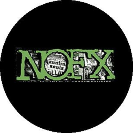 NOFX Motiv 22 Anstecker mit Sicherheitsnadel Ø 25 mm
