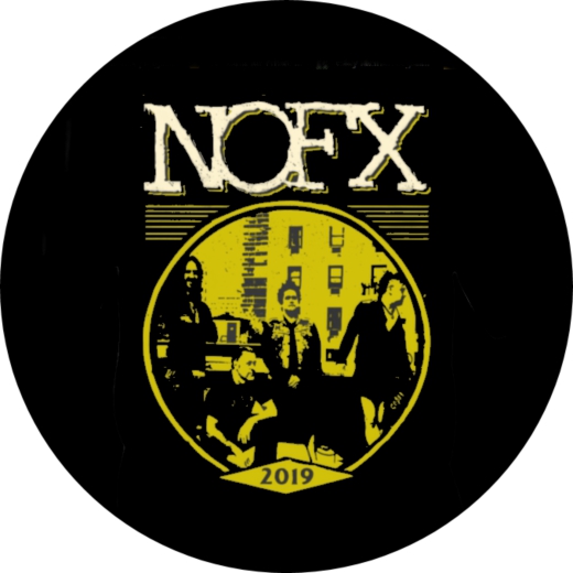NOFX Motiv 24 Anstecker mit Sicherheitsnadel Ø 25 mm