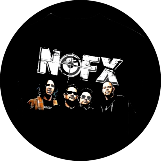 NOFX Motiv 25 Anstecker mit Sicherheitsnadel Ø 25 mm