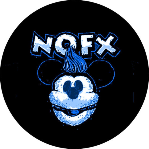 NOFX Motiv 43 Anstecker mit Sicherheitsnadel Ø 25 mm