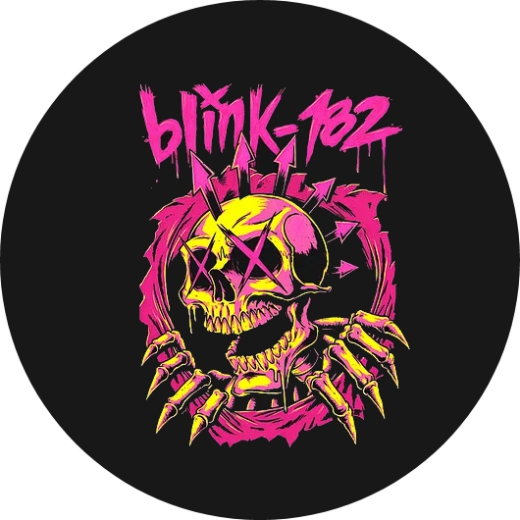 Blink-182 Motiv 3 Anstecker mit Sicherheitsnadel Ø 25 mm