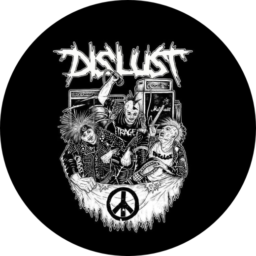 Dislust Motiv 1 Anstecker mit Sicherheitsnadel Ø 25 mm