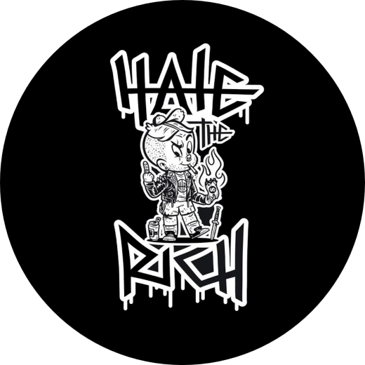 Hate The Rich Motiv 1 Anstecker mit Sicherheitsnadel Ø 25 mm