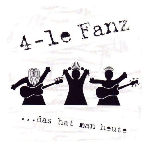 4-Le Fanz Motiv 1 Anstecker mit Sicherheitsnadel Ø 25 mm