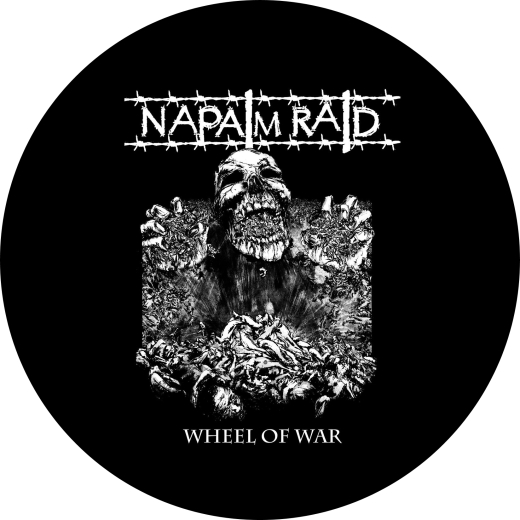 Napalm Raid Motiv 1 Anstecker mit Sicherheitsnadel Ø 25 mm